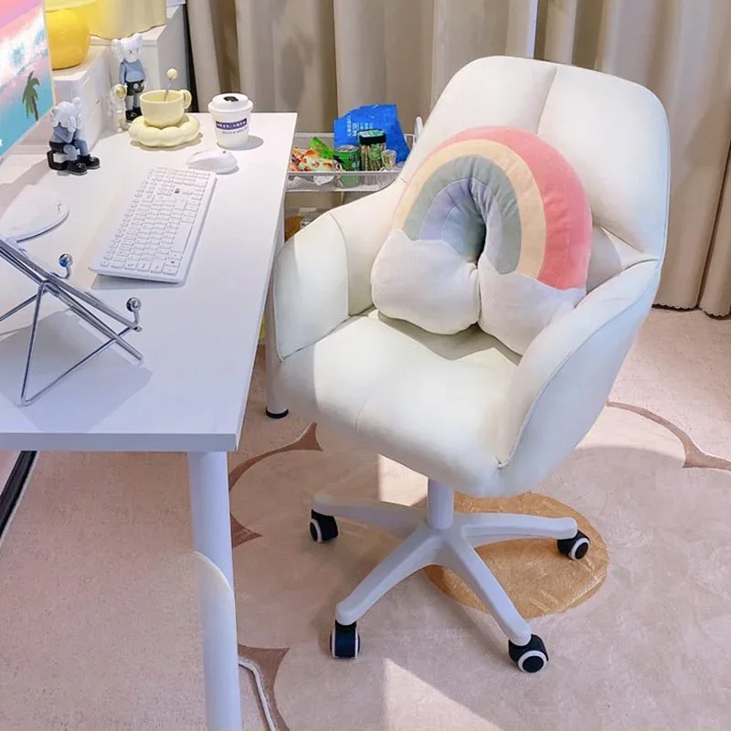 

Design Gaming Office Chair Generic Fancy Comfy White Bedroom Office Chair Swivel Comfy Modern Cadeira Para Escritorio Furniture