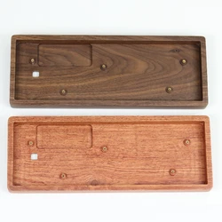 For ANNE PRO2 Wooden Keyboard Case Rosewood Walnut Non-slip Custom Solid Wooden Case for Gaming Mechanical Keyboard Accessories