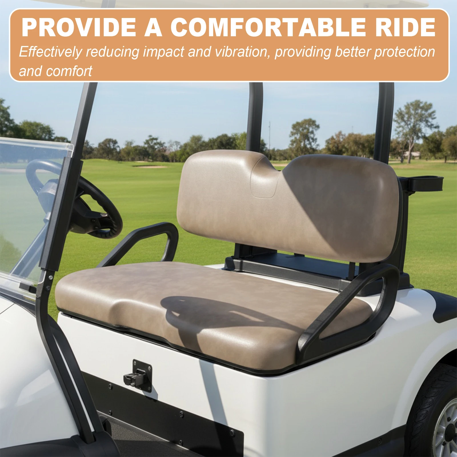 

Комплект подушек для сиденья (нижняя и верхняя) и спинки переднего сиденья, совместимый с моделями EZGO RXV 2008 года и новее.