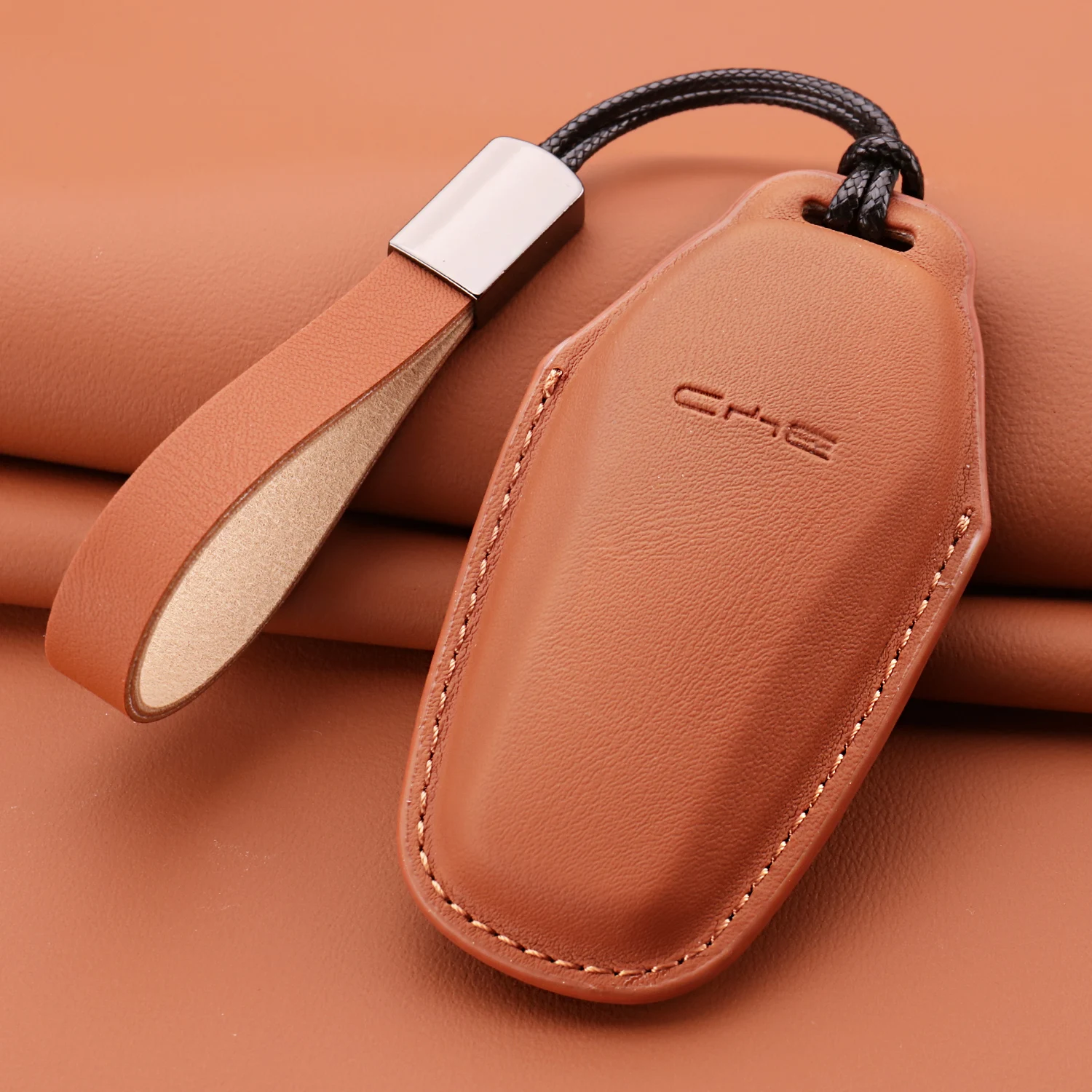 

All inclusive men's and women's car key set chain For BYD Sealion 07EV 2024-2025 High end personalized leather key case