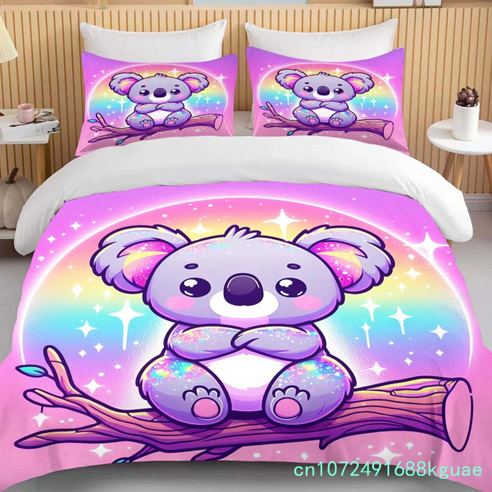 Home Textiles Bedding - 10 사이즈 만화 코알라 프린트 3종