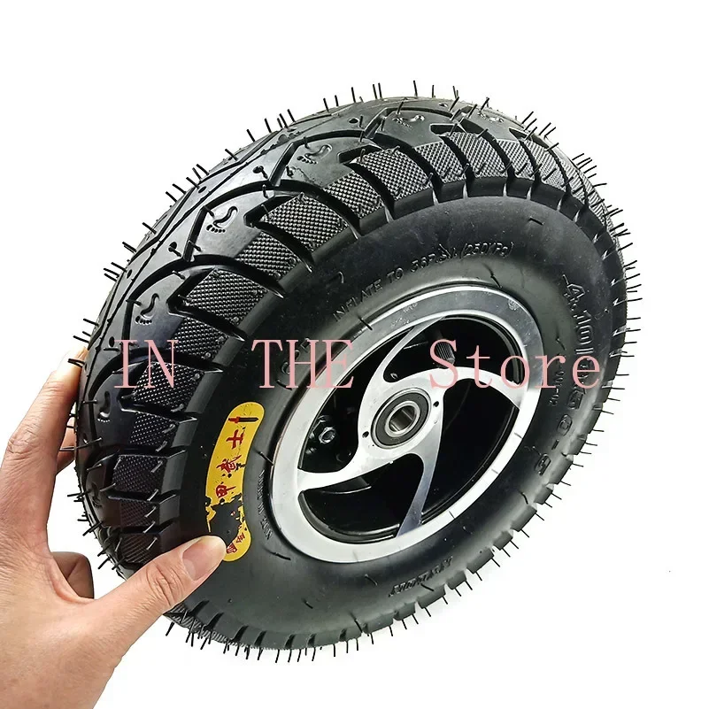 4.10/3.50-5 4.10-5 Tire Tyre and butyl inner tube 5 inch hub for mower wheel ATV QUAD Buggy Go-kart