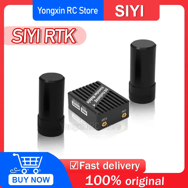 

Модуль позиционирования и ориентации SIYI RTK с промышленным магнитным компасом RM3100, одноканальный, с двумя антеннами