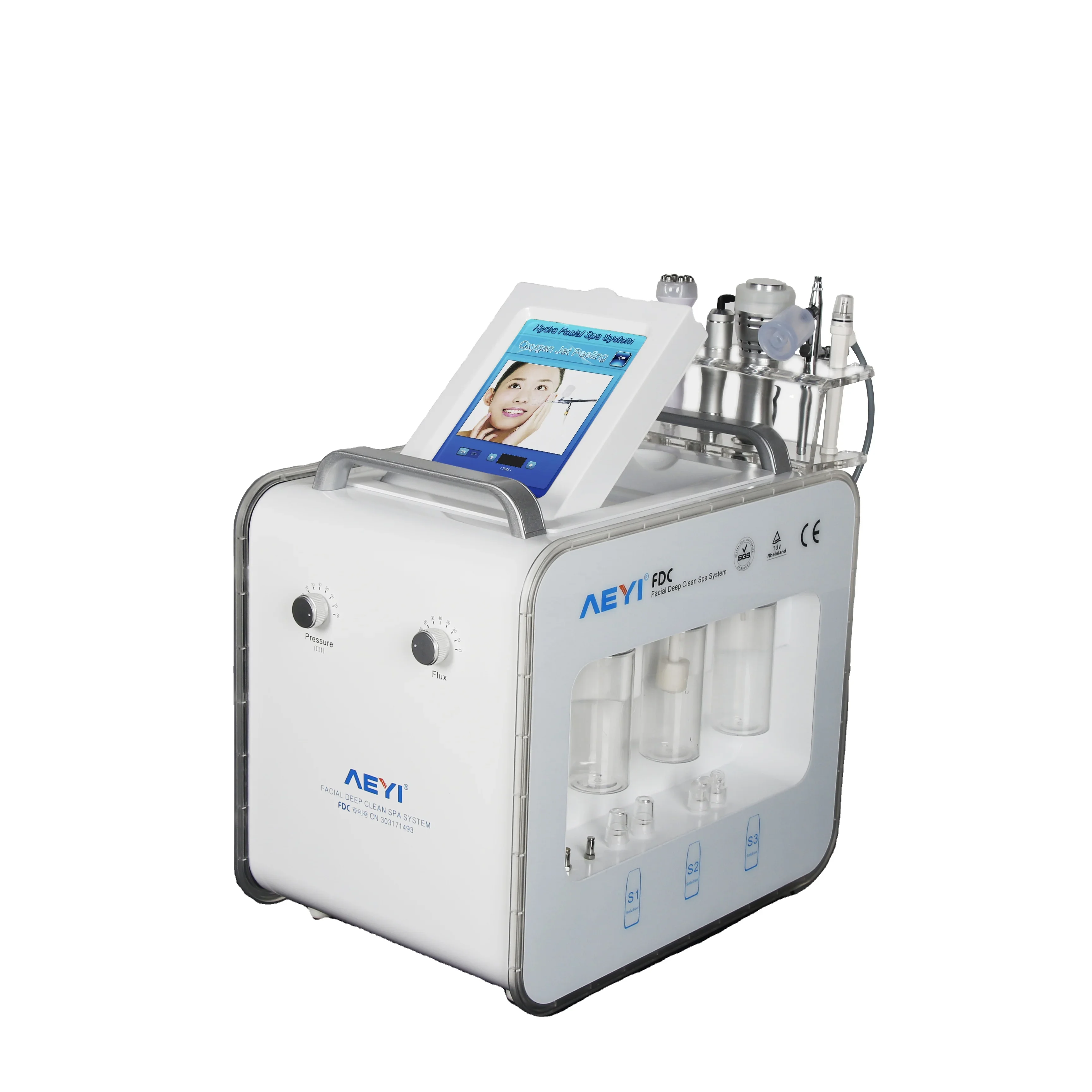 

AYJ-X13B(CE) Multi-functional facial care cleaning water dermabrasion device