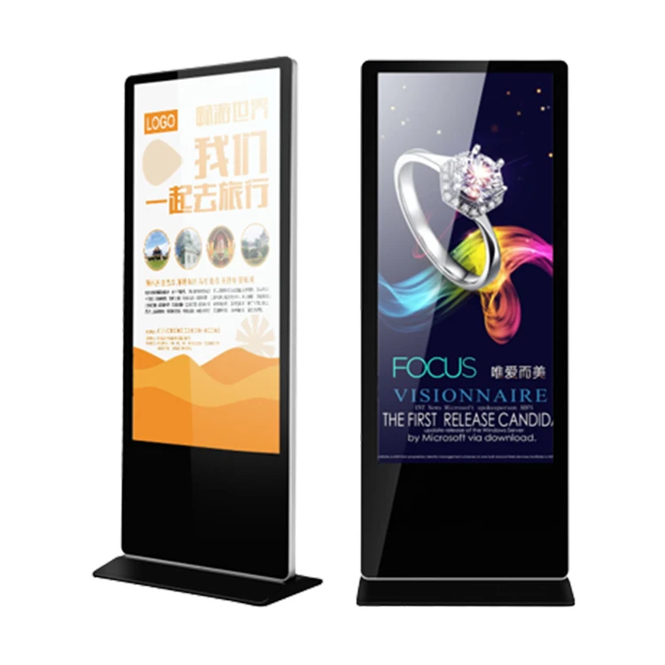 

INGSCREEN Ultra Thin Design Android 5.1 1GB+8GB 2k/4k Full Hd Floor Standing Lcd Advertising Display monito Advertising Players