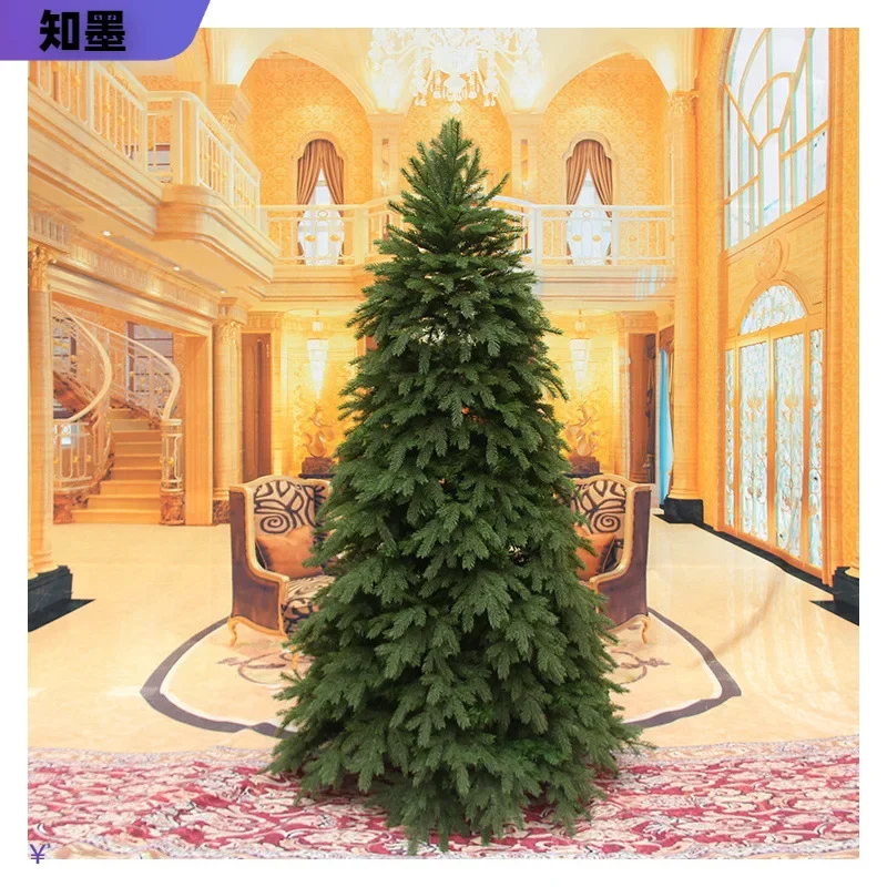 Artificial Green Christmas Tree, Full PE Leaves, Premium Encryption, Home Party Decoration, New Year Ornaments