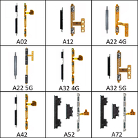 For Samsung Galaxy A02 A12 A22 A32 A42 A52 A52s A72 4G 5G Phone New On Off Side Key Power Volume Button Flex Cable