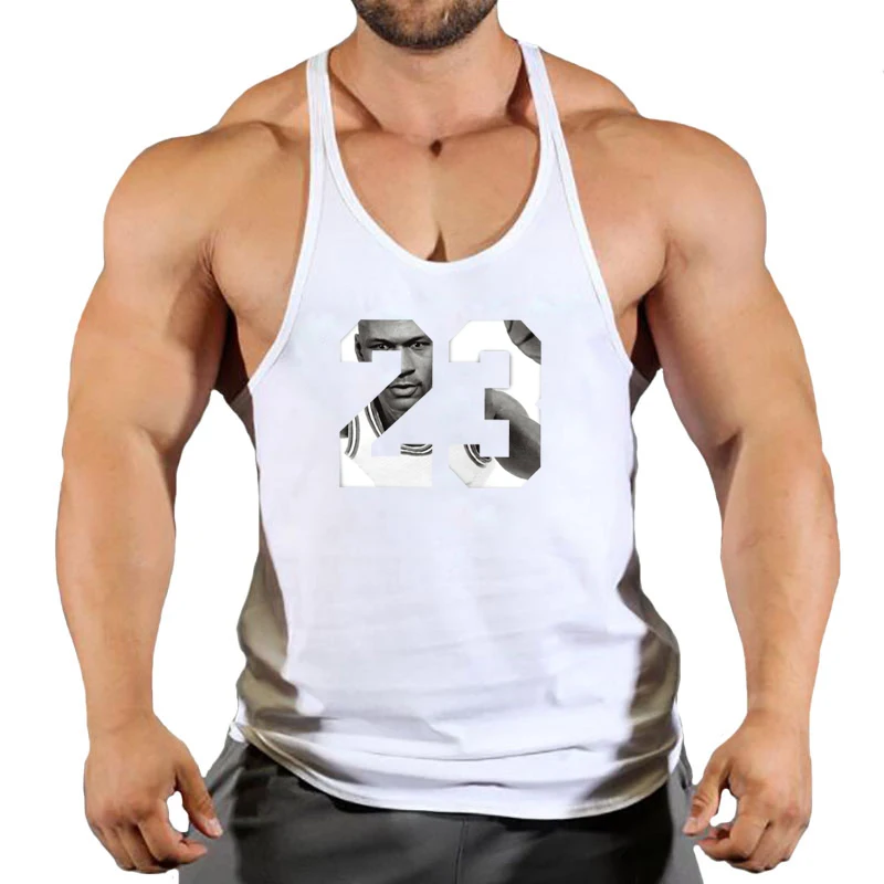 Stringer Gym Top Men Men\'s Singlets Top for Fitness Vests Gym Shirt Man Sleeveless Sweatshirt T-shirts Suspenders Man Clothing