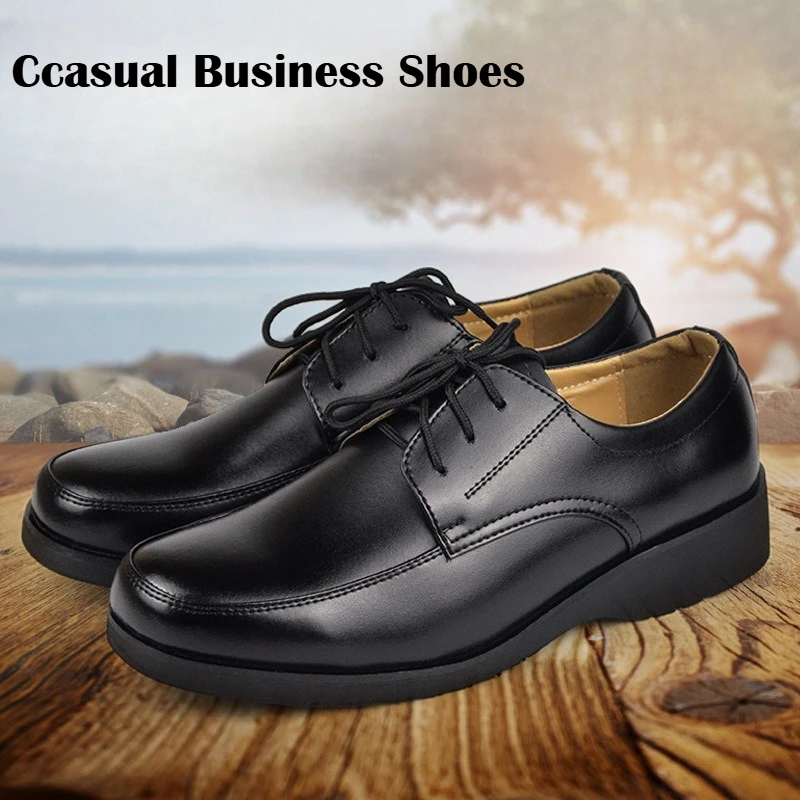 

Classic Men's Dress Shoes Black Formal Original Leather Italian Shoes for Men Elegant Casual Business Luxury Social Male Shoes