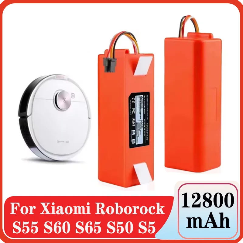 14,4 В 12800 мАч литий-ионный аккумулятор аксессуары для пылесоса для xiaomi mi SDJQR01RR SDJQR02RR SDJQR03RRE35 Xiaowa C10 E20 E35 робот