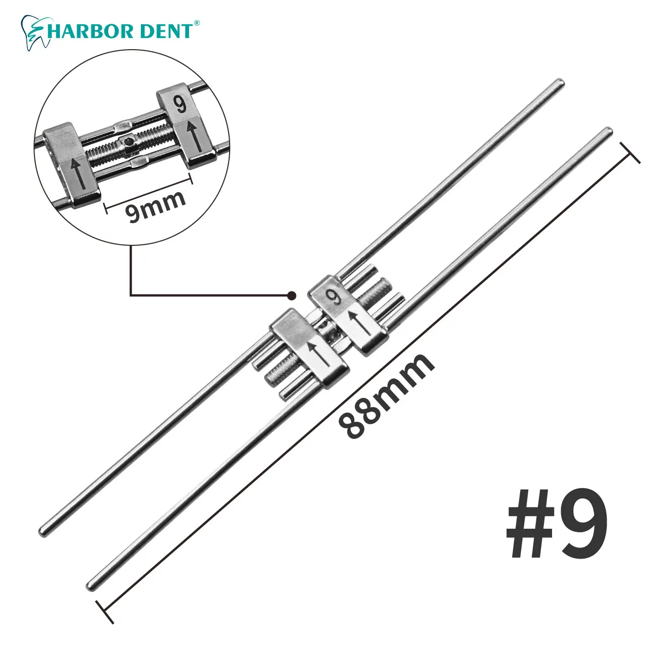 1Pc Dental Orthodontic Expansion Screw Rapid Palatal Expander Hyrax Mini Standard Stainless Steel 8/9/11/13mm Dentistry Tools