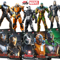 Original ZD Iron Man Tony Stark Action Figure Gamma Sneaky Striker War Machine002 MK26 MK15 MK36 MK25 Movie Model Doll Toys Gift