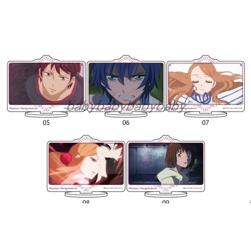 

Anime Mawaru Penguindrum 6CM Acrylic standing sign board Office desk decorations character merchandise Festivals Gift