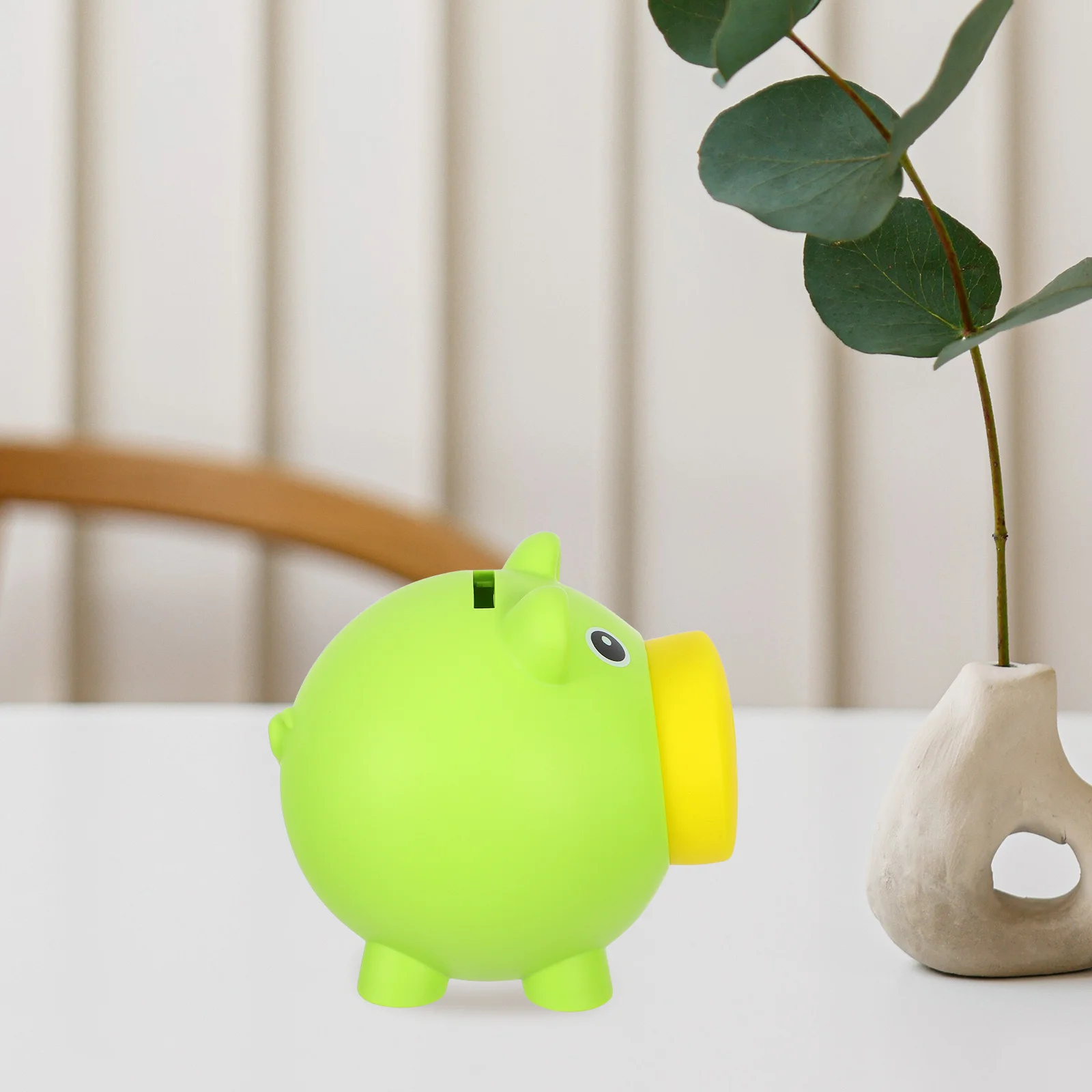 Tirelire pour enfants, 1 pièce, Design cochon mignon, boîte d'argent incassable pour économiser des pièces de monnaie, petit support de rangement pour tout-petits