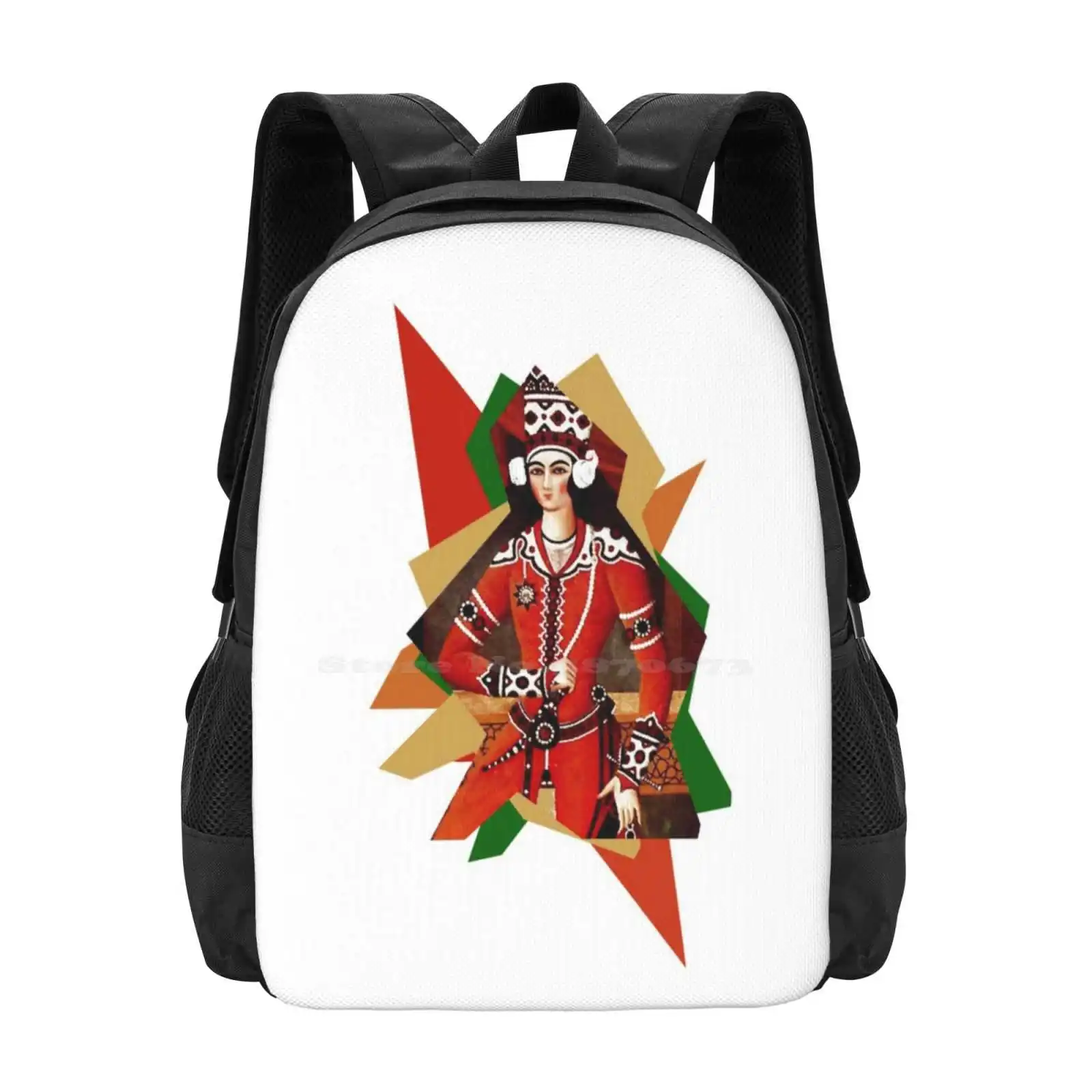 Persian King Listen To Music Hot Sale Backpack Fashion Bags Persian King Persian Painting Iran Art Iranian Art Iranian Painting