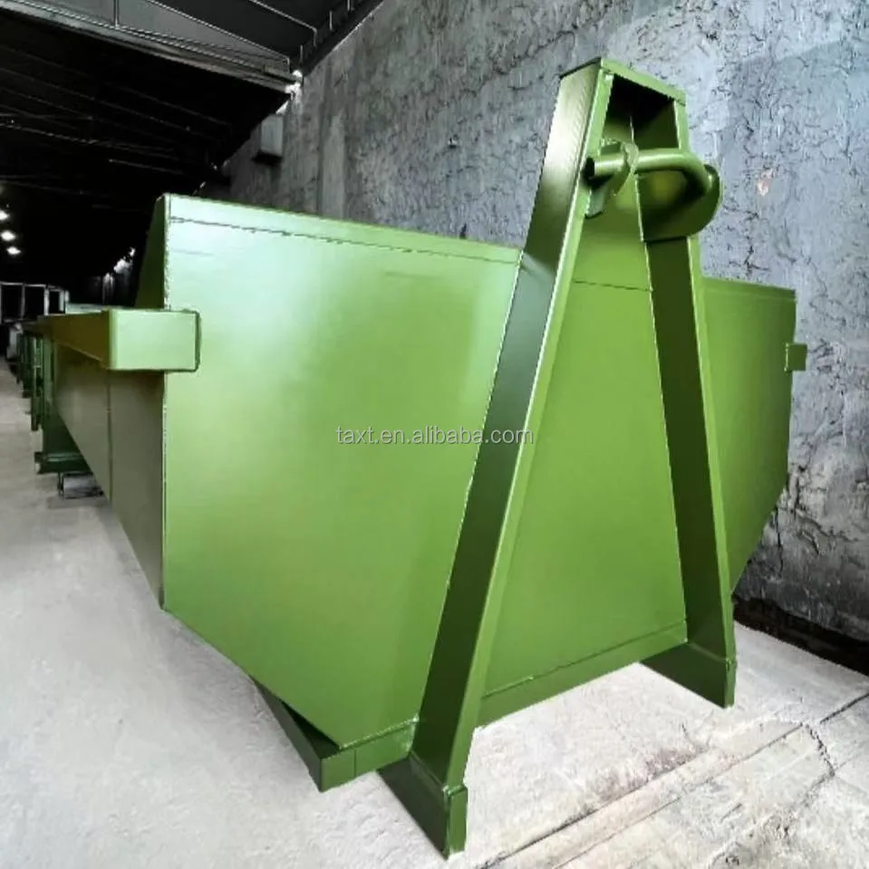 Customized Hook Lift Dumpster for Industrial Projects