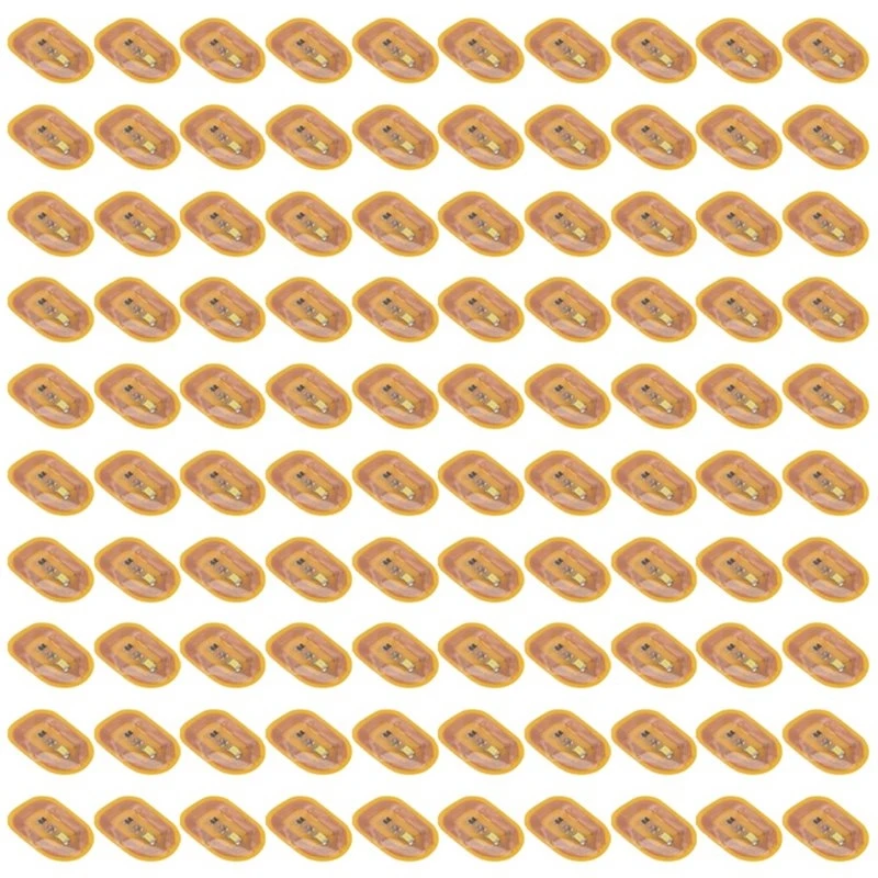 B29C-NFC Enabled 100Pcs Flash Nail Sticker Enhancement LED Bare Chip Illumination Intelligent Nail Lamp White Light Precision