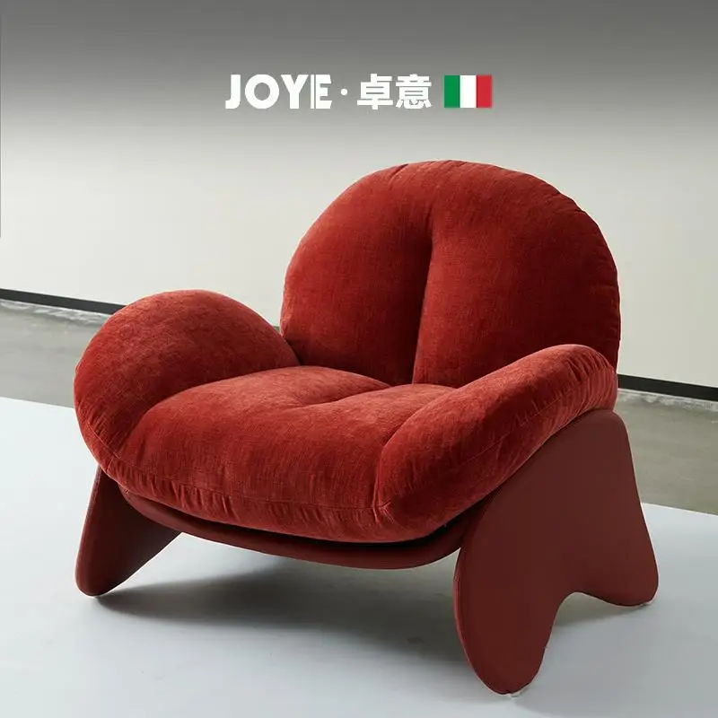 Canapé simple inclinable en forme de courge