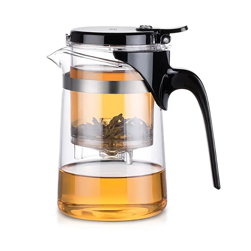 SAMADOYO heat-resistant glass tea pot with filter screen, simple filter tea cup, household tea set, office tea set