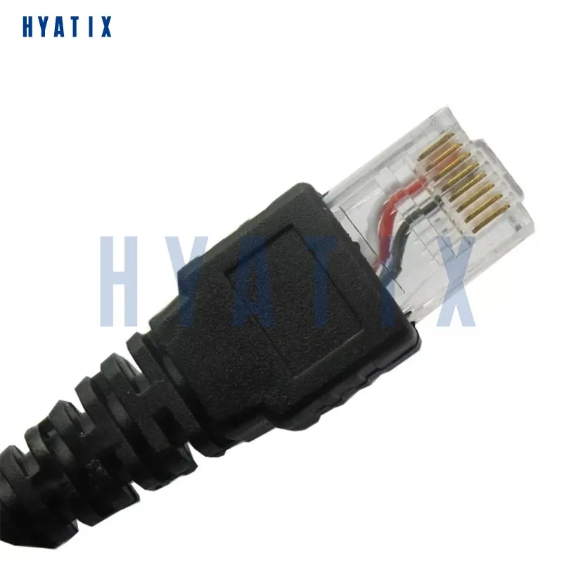 Cable de programación Jack RJ-45 para VX-2000 VX-2100 FT2500 VX-2500 RS-232 VX-2500 VXR-5000 VX-5500 VX-6000 VXR-7000 VXR-9000