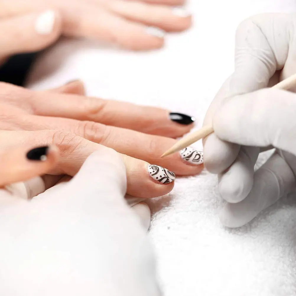 100 Stücke Holz Nagel Sticks Nagelhautschieber Entferner Maniküre Pediküre Nagelreinigung Nagellack Stick Liefert Holzstab