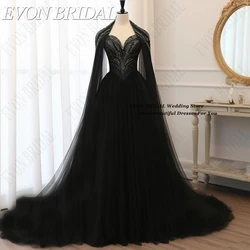 EVON BRIDAL Luxury Evening Dresses Saudi Arabia Women Long Wedding Party Gowns Tulle Beads فساتين سهره فاخره 2024 Custom Made