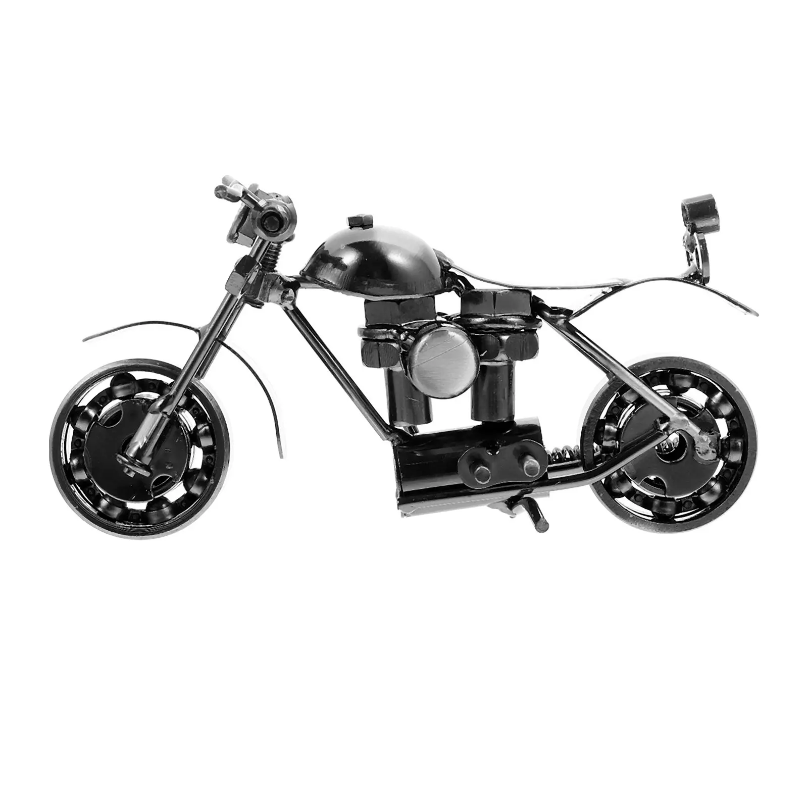 

Металлическая декоративная фигурка мотоцикла в винтажном стиле, настольное украшение для дома, уникальный подарок
