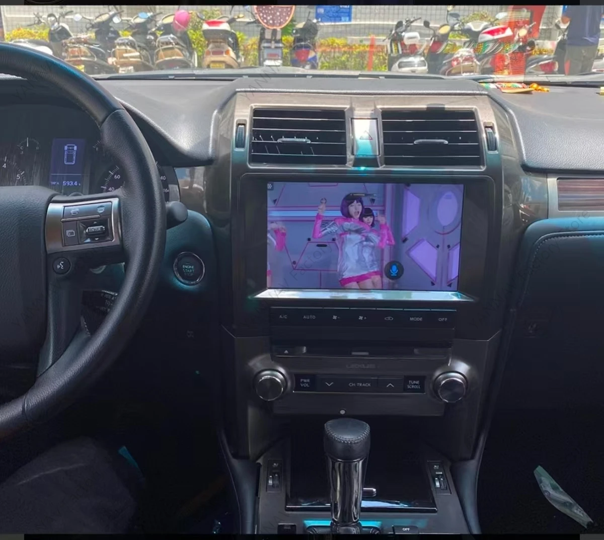렉서스 GX GX400 GX460 10.1인치 카플레이 DVD 멀티미디어 스테레오 GPS 네비게이션 헤드 유닛 2010-2015용 128G 안드로이드 14.0 카 라디오