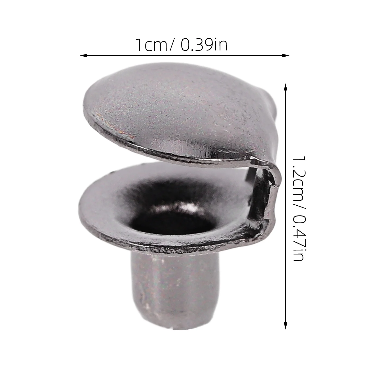 10 pezzi fibbie per lacci per stivali accessori per la riparazione di scarpe robusti connettori per lacci in metallo leggero per scarpe da ginnastica stivali alti