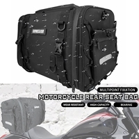 Motorcycle Bag 40L -60L Waterproof PVC Tail Saddle Bag Durable Dry Luggage Outdoor Bag Motorbike Rear Seat Bag Accessory