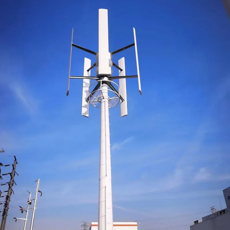 500W to 5kW Vertical Wind Generator for Home Use Efficient Wind Turbine for Power Generation