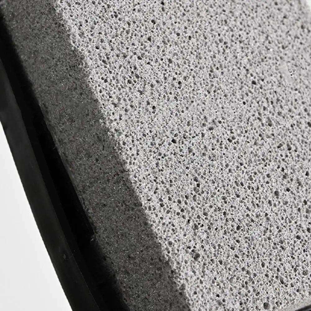 منظف شواية لبلاط الشواية من السيراميك، منظف حجر الشواية عالي التحمل مع مكشطة بمقبض لإزالة الصدأ الشحوم العنيدة #6