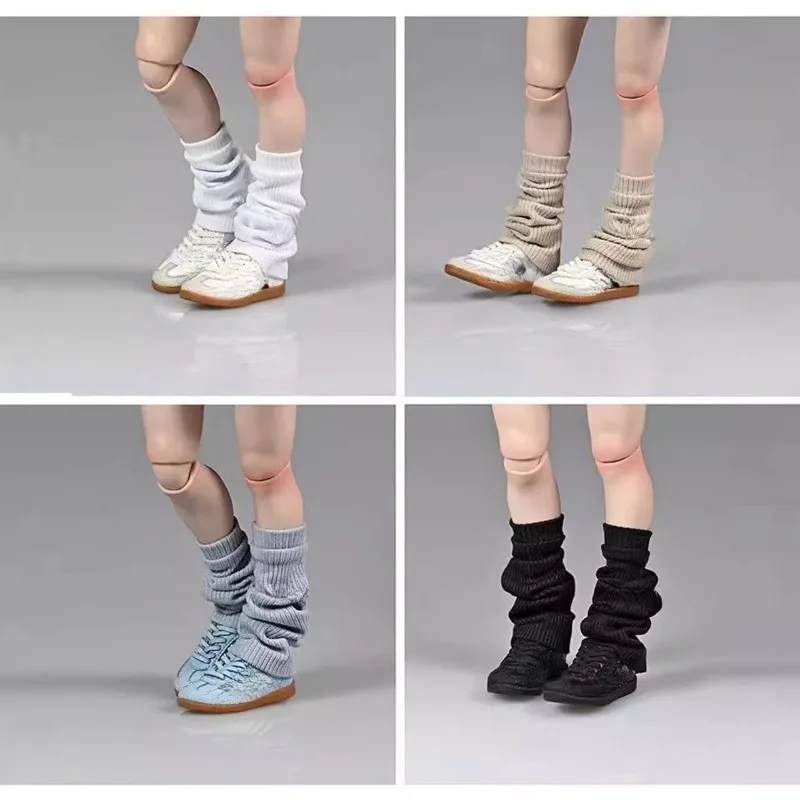 

1/6 Scale Female Doll Pile Socks Legging Middle Socks Knit Versatile JK Uniform Model for 12" Action Figures Tbl Body