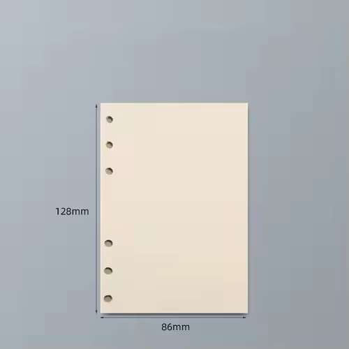 45 Sheets A5 A6 A7 Loose Leaf Notebook Refill Spiral Binder Inner Page Line Blank craft  Grid Inside Paper Stationery - Image 14