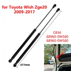 2Pcs 68960-0W560 Car Rear Trunk Boot Tailgate Gas Struts Lift Support Rod Bars for Toyota Wish ZGE20 2009-2017