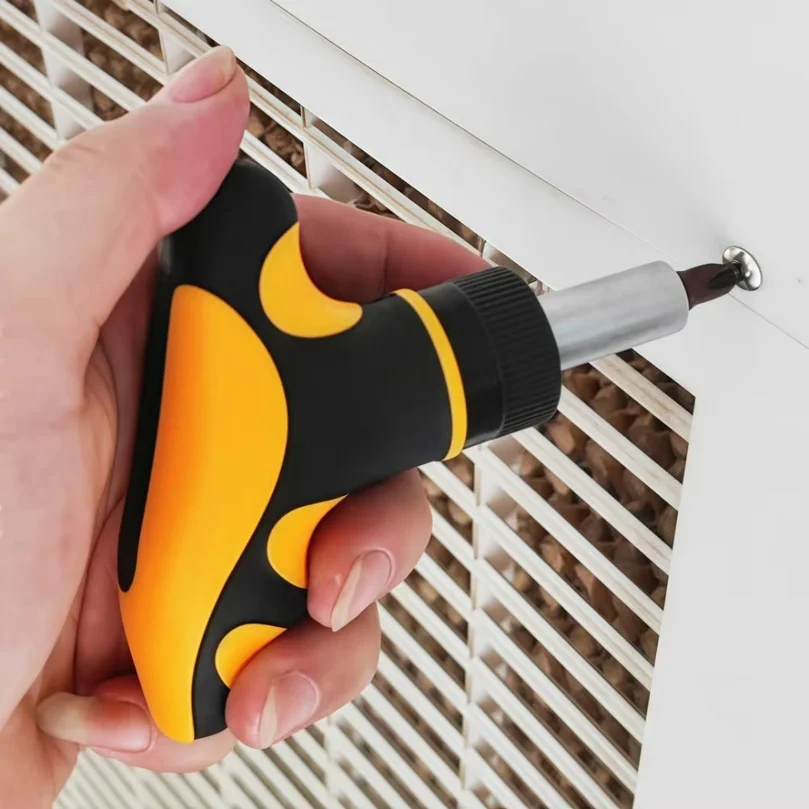 Upgrade T-shaped 72 Tooth Ratchet Screwdriver Cross Plum Blossom Hexagonal Screwdriver DIY Repair Tools Screwdriver Socket Set