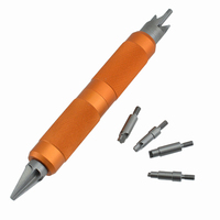 1 Pack Case Prep Multitool Case Chamfer Deburring Hand Tools Case Chamfer Deburring Tools for Removing Crimps for Reloading