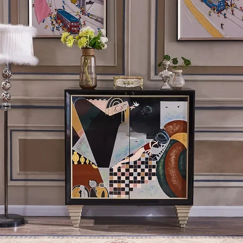 A  ment Sideboard Cabinet Living Room Home Doorway Storage Hallway Shoe Cabinet Partition Curio Cabinet
