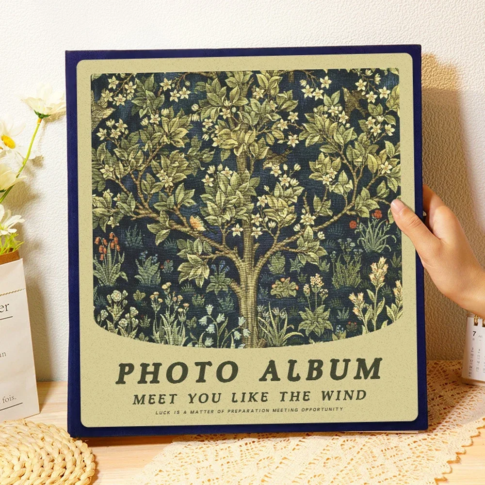

Подарочный фотоальбом большой емкости, 6 дюймов, 600 страниц, держатель для фотографий премиум-класса с горизонтальными и вертикальными карманами, семейный декор