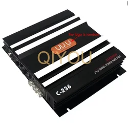 3800W 2 Channel Power Amplifier 12V Car Amplifier C-236 Bass Amplifiers Subwoofer