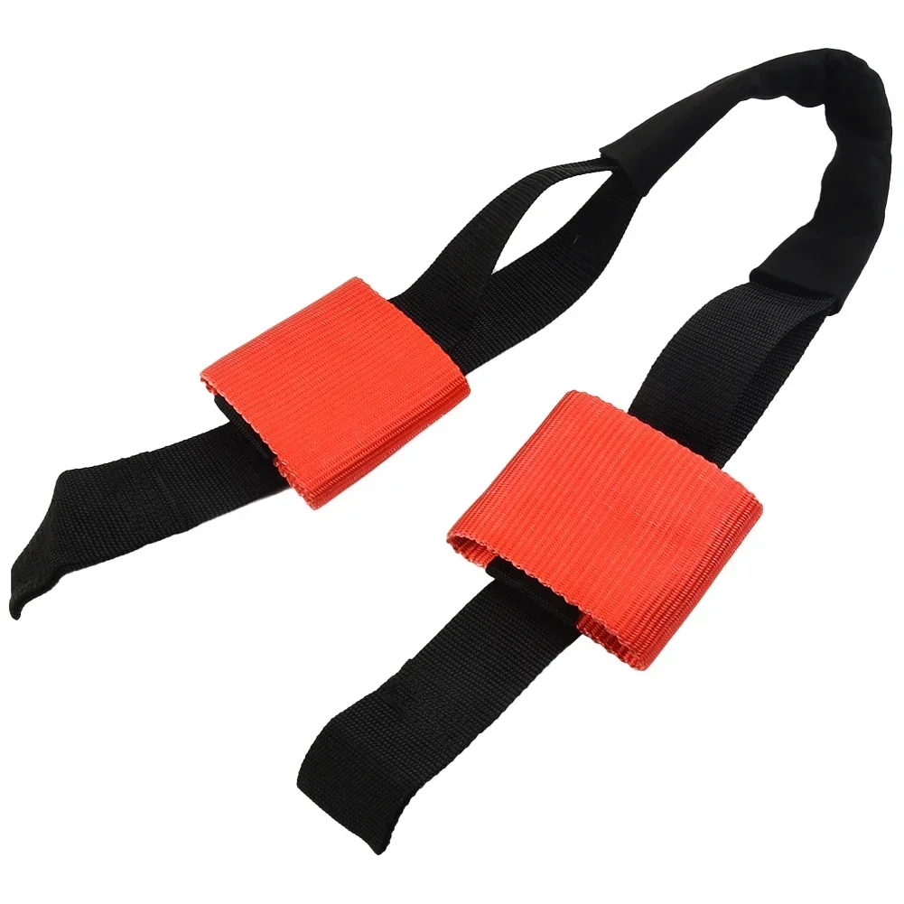 

Motorbike Transport Bar Tie Down Strap Securely Holds Motorcycle in Van or Trailer Red Color Nylon Webbing Straps
