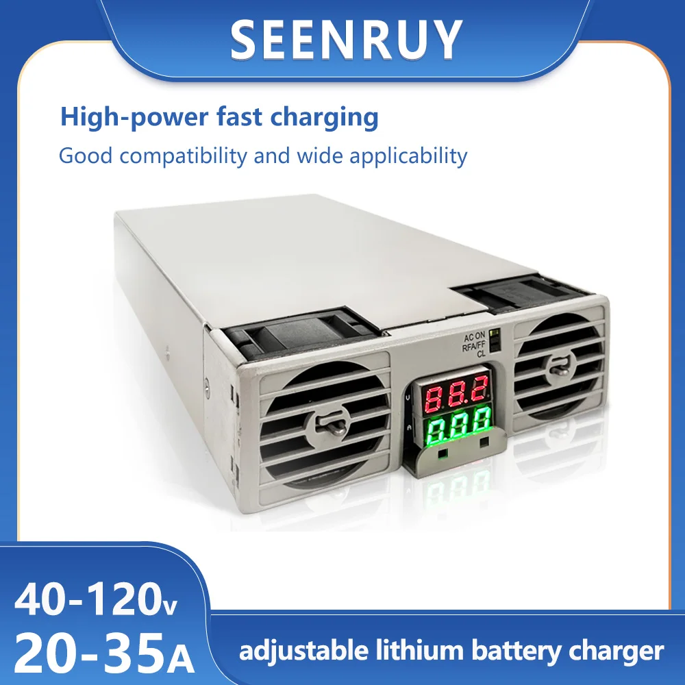 High-power adjustable lithium battery charger with adjustable current and voltage - Delta charger