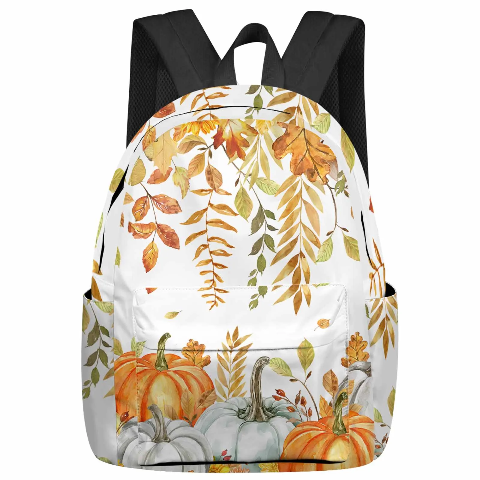 

Autumn Leaves Eucalyptus Leaves Backpack School Bags for Teenagers Students Laptop Bag Women's Casual Travel Backpack