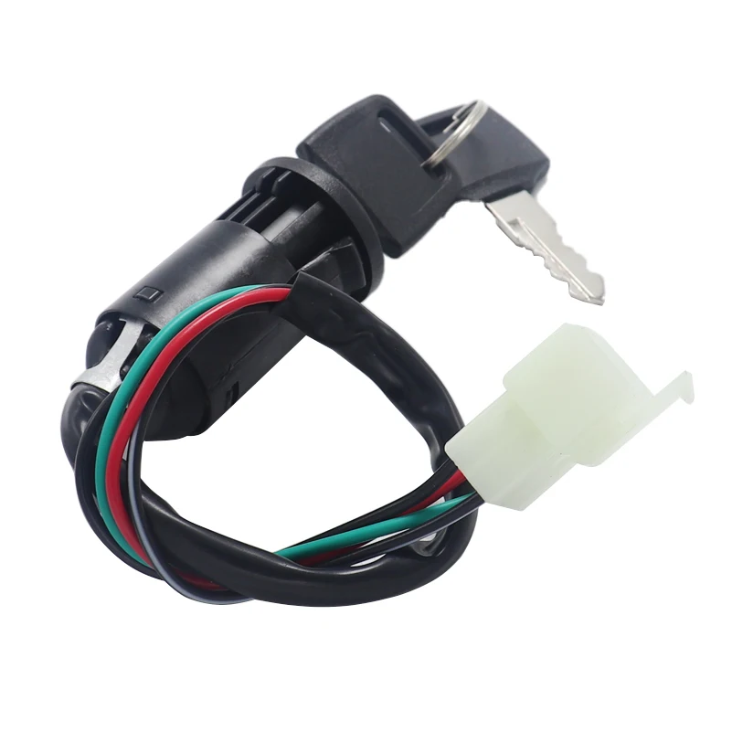 Off-road Motorcycle Modified Universal Small High Game ATV Start Ignition Switch Electric Door Lock Key Switch Easy to Install