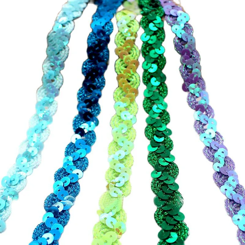 wave sequins environment-friendly PET beads with garment accessories DIY show garment sequins ribbon