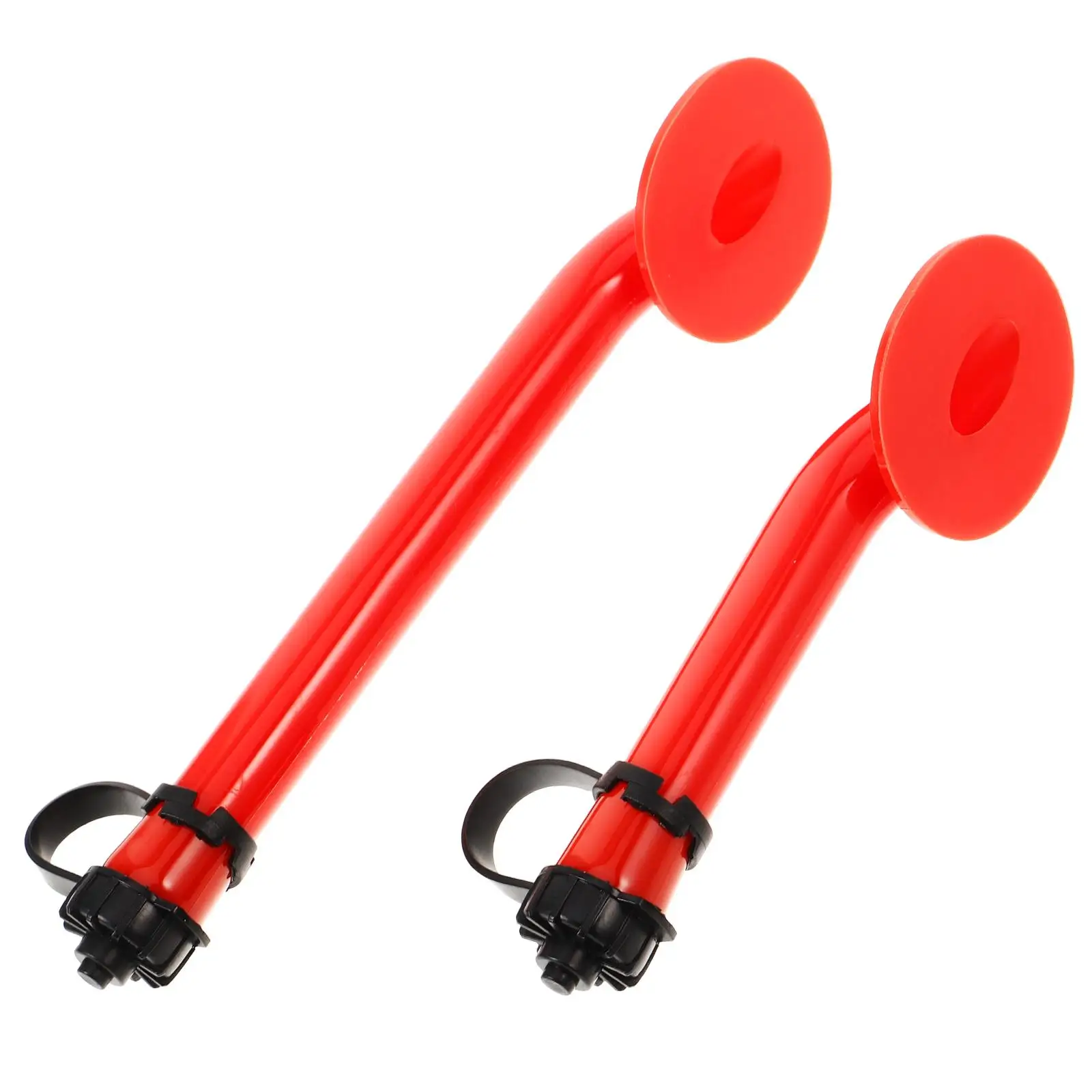 2pcs Inflatable Life Jackets Blowing Tube Durable TPU Material Bright Red Replacement Inflation Hose for Boating Accessories