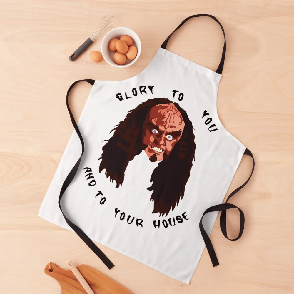 Glory to you. And to your house Apron kitchen and home items