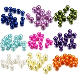50-400Pcs 3-12mm Round Acrylic Imitation Pearl Beads Loose Spacer Beads for DIY Necklace Bracelet Jewelry Making Accessories