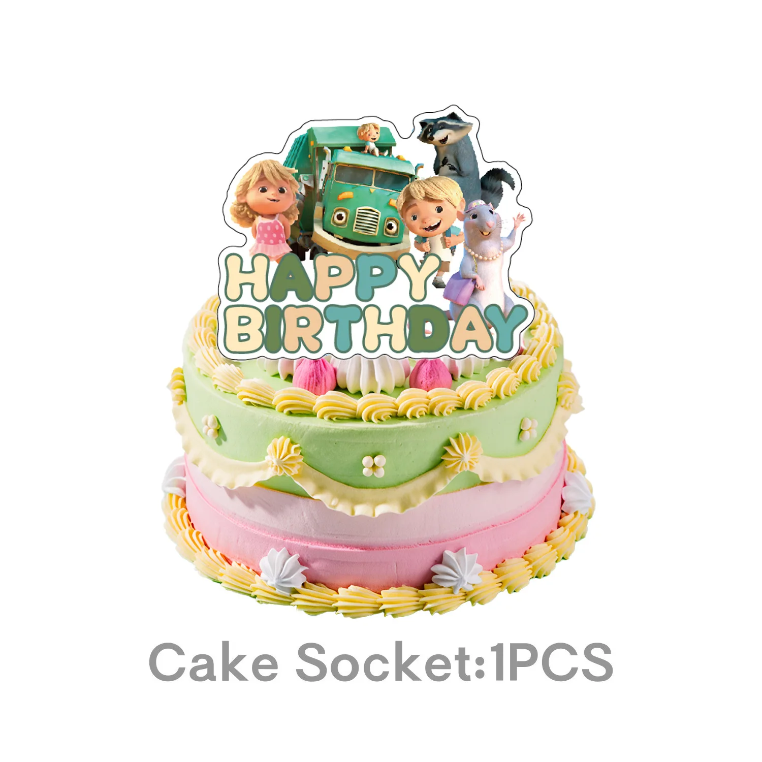 Hanked And Trash Truck Birthday Party Decoration Supplies Tableware Napkin Caketopper Balloon Backdrop Party Favors Baby Shower