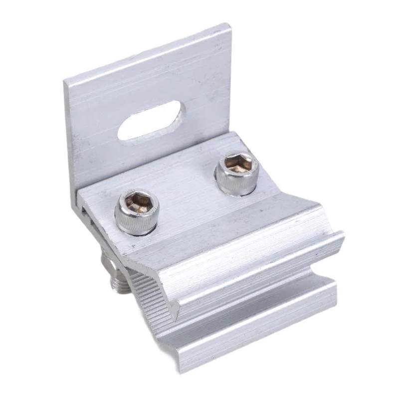N58C متعددة الأغراض مشابك سقف الألومنيوم متينة لتأمين لوحة Solars 4pcs